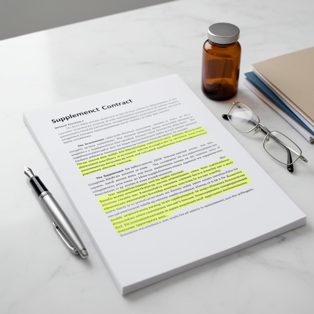 Supplement Manufacturing Agreement Red Flags: 12 Clauses to Catch Before You Sign
