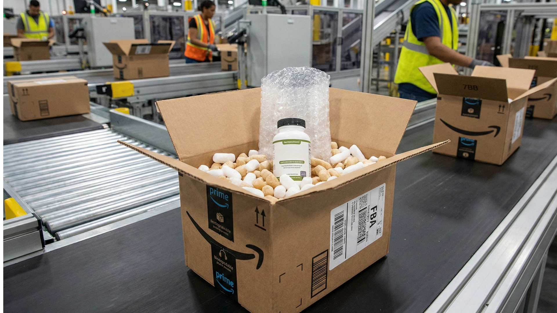 Comparison of ecommerce-ready supplement packaging formats for Amazon FBA