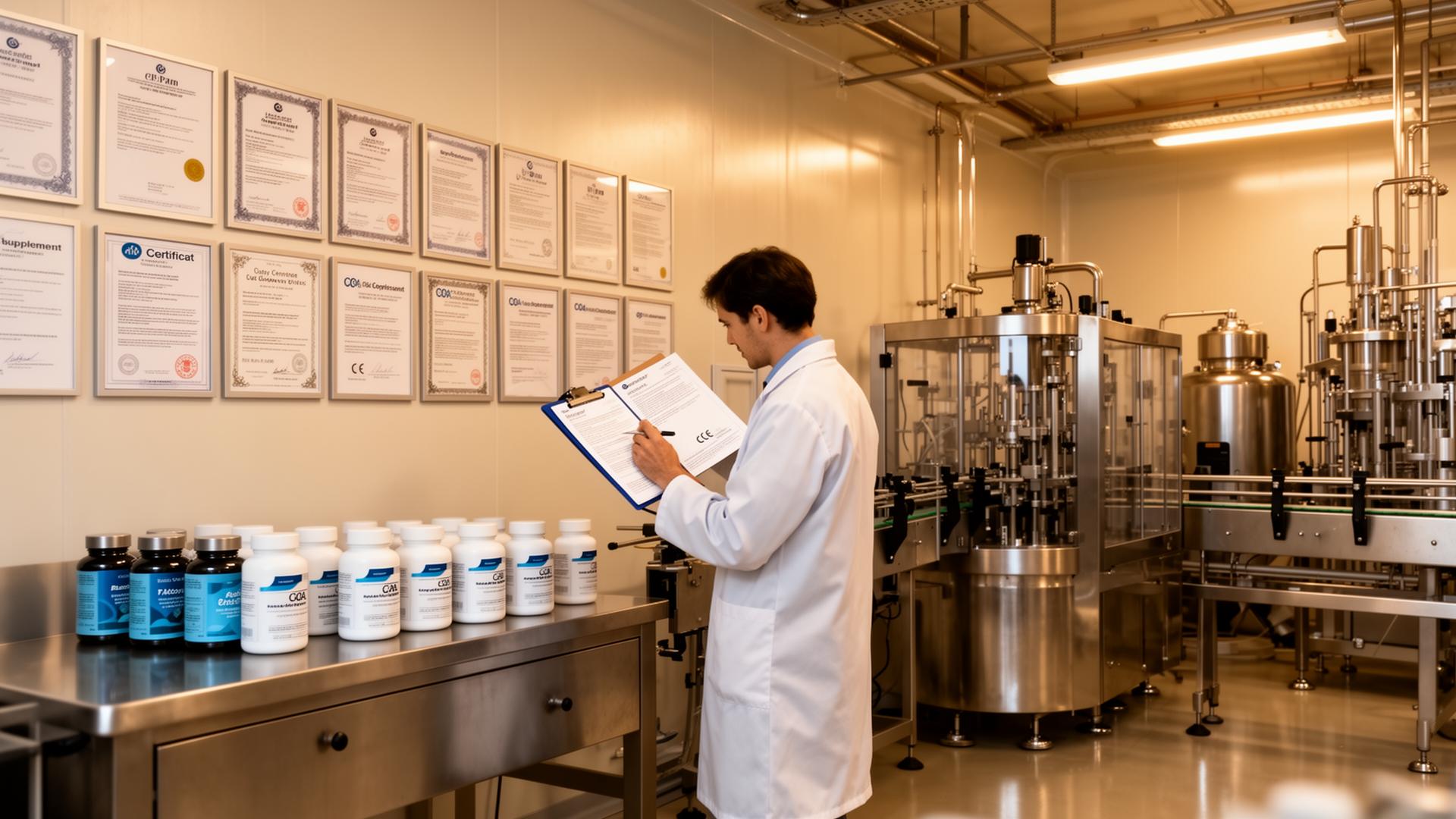 How Do I Know If My Supplement Manufacturer Is GMP Certified?