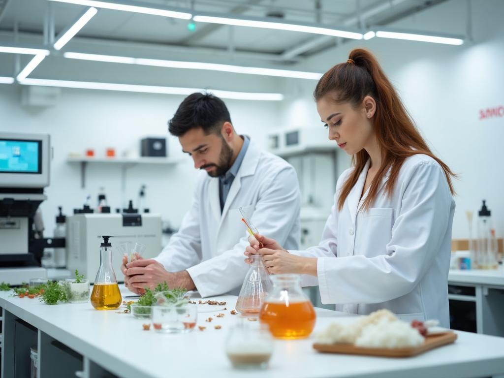 Professional hair care manufacturing facility with shampoo and conditioner production