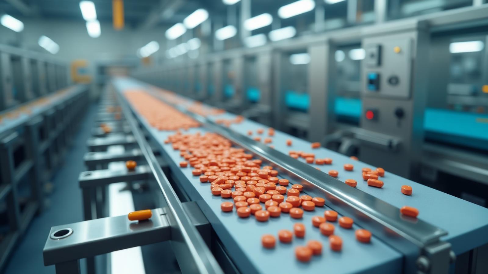 End-to-end manufacturing process from formulation to finished product