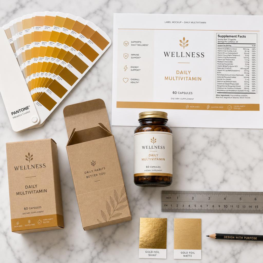 Design & Spec — manufacturer-level packaging at Peakfinity Labs