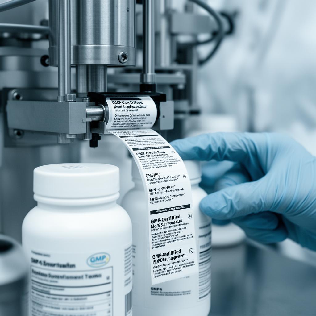 Precision Labeling — manufacturer-level packaging at Peakfinity Labs