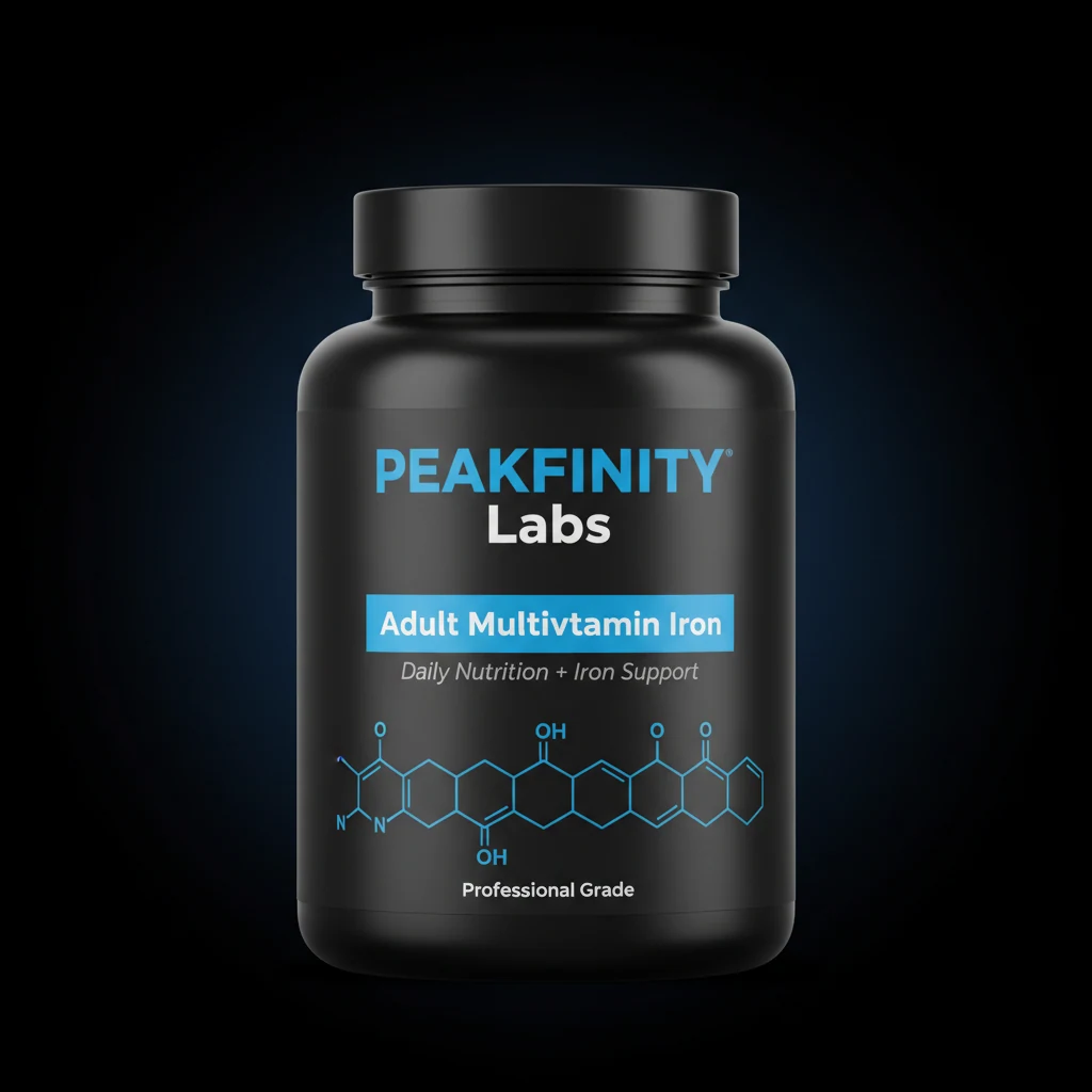 Adult Gummy Multivitamin with Iron - Sugar-Free