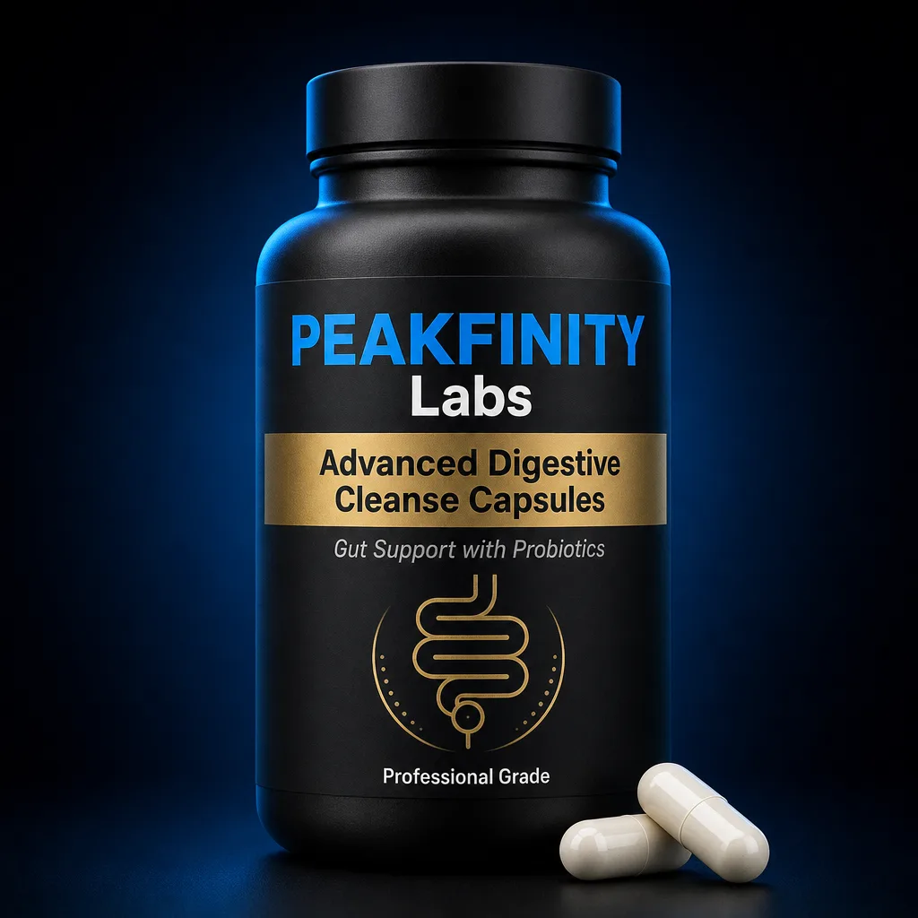 Advanced Digestive Cleanse & Gut Support Capsules with Probiotics