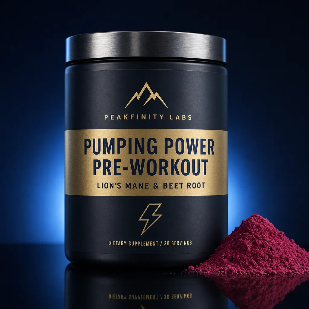 Advanced Pumping Power Pre-Workout with Lion's Mane & Beet Root