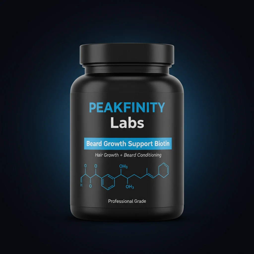 Beard Growth Support Gummies with Biotin & Collagen