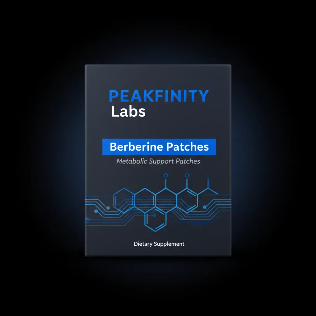 Berberine Transdermal Patches — front label