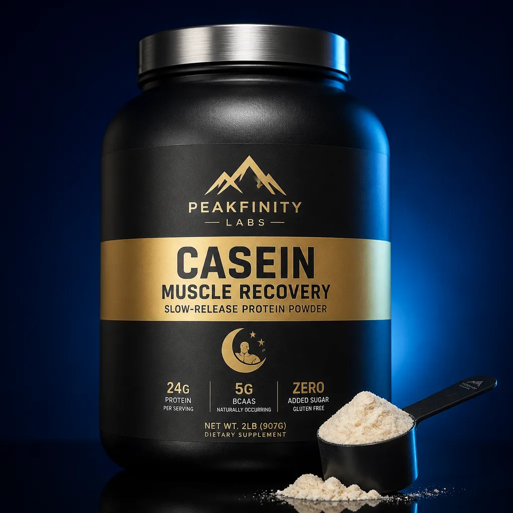 Slow-Release Casein Muscle Recovery Powder