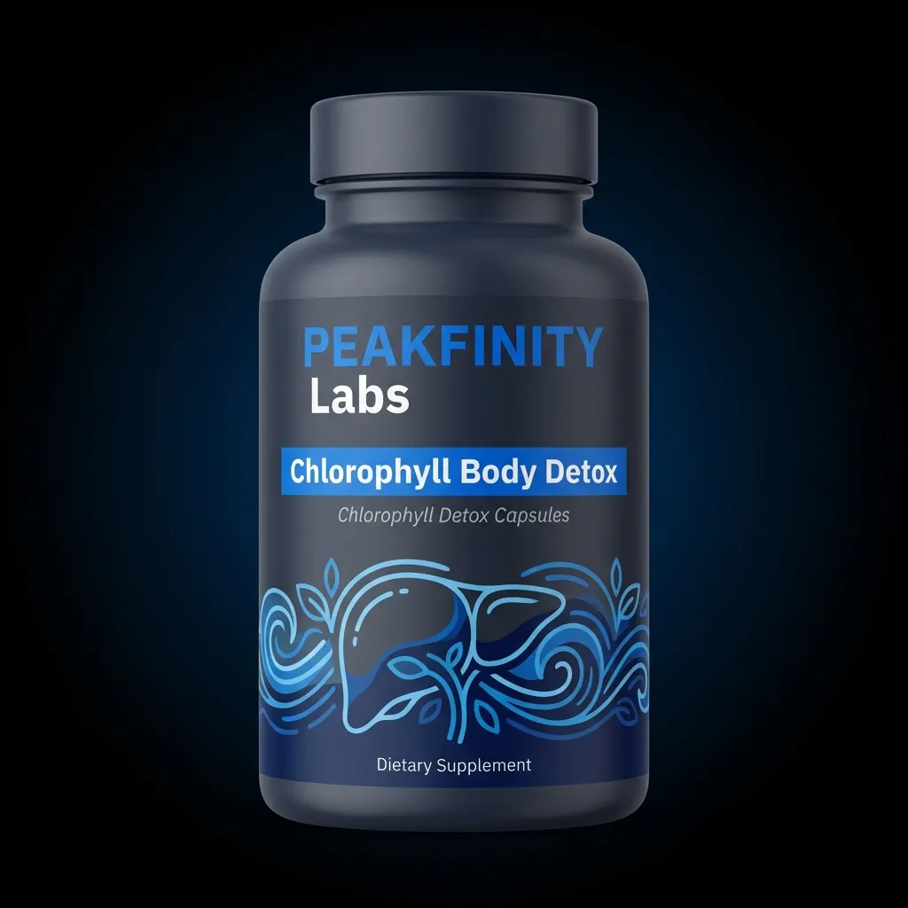 Chlorophyll Body Detox Capsules — front label