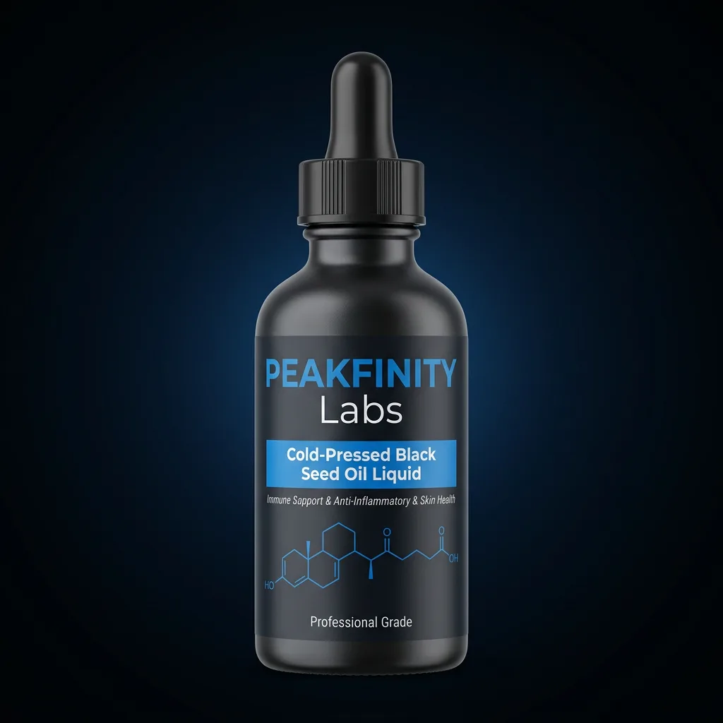 Cold-Pressed Black Seed Oil Liquid