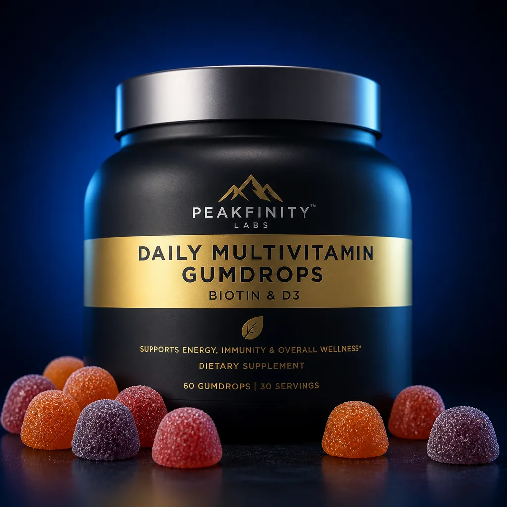 Daily Essential Multivitamin Gumdrops with Biotin & D3