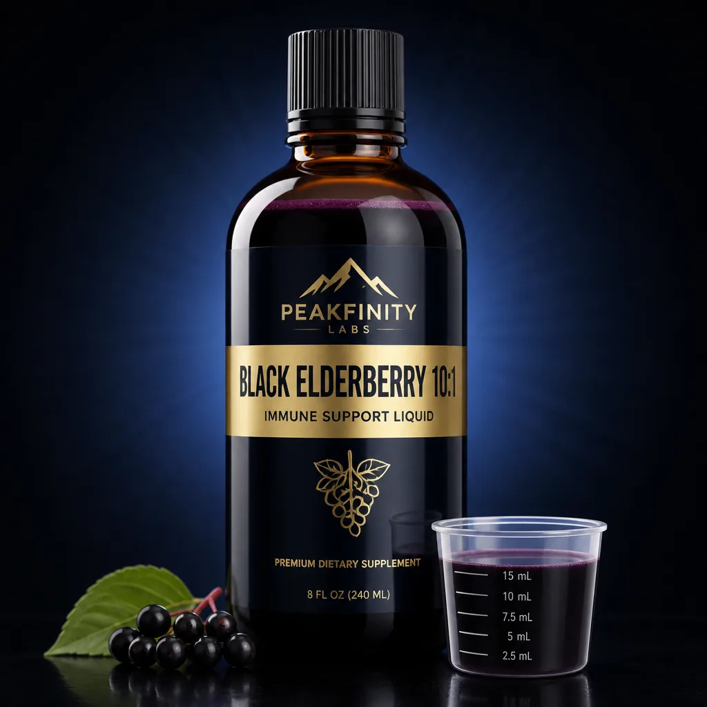 Concentrated Black Elderberry 10:1 Immune Support Liquid