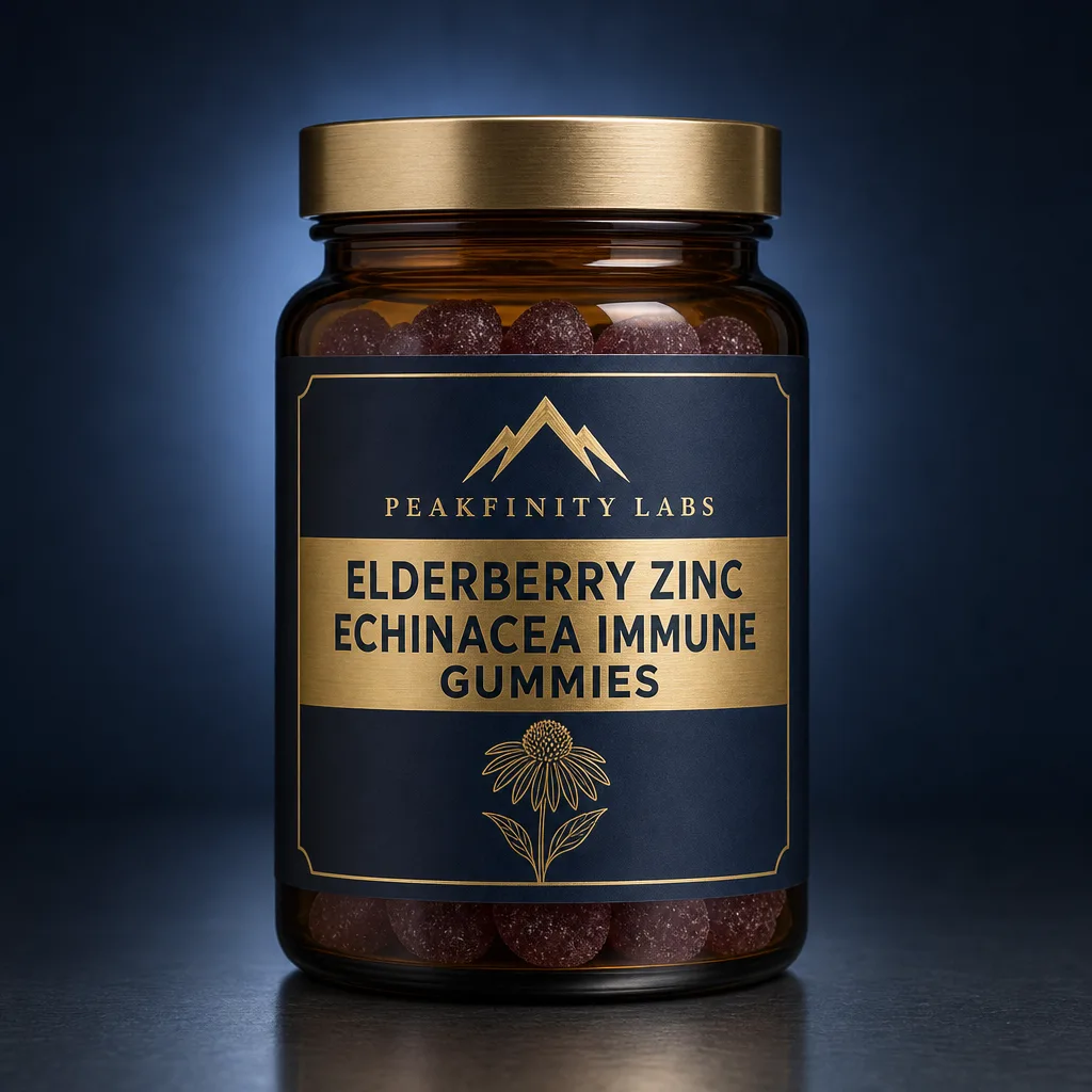 Immune Defense Gummies with Elderberry, Zinc & Echinacea
