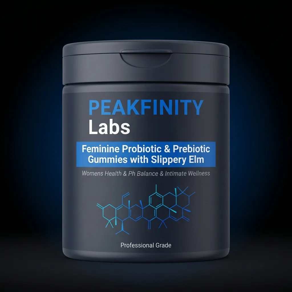 Feminine Probiotic & Prebiotic Gummies with Slippery Elm
