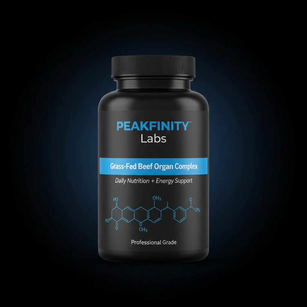 Grass-Fed Beef Organ Complex Capsules with Liver, Heart & Kidney