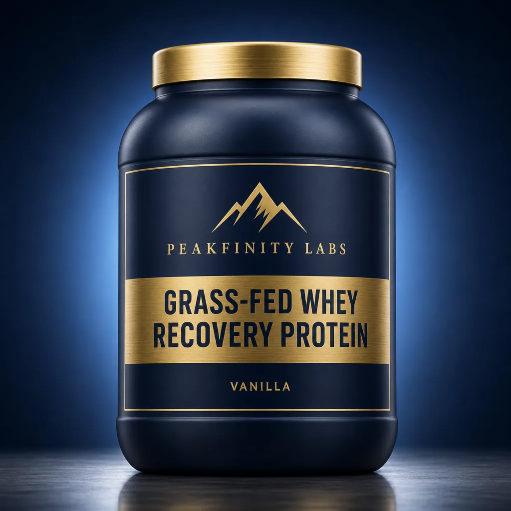 Grass-Fed Whey Recovery Protein Powder with Multivitamin Blend