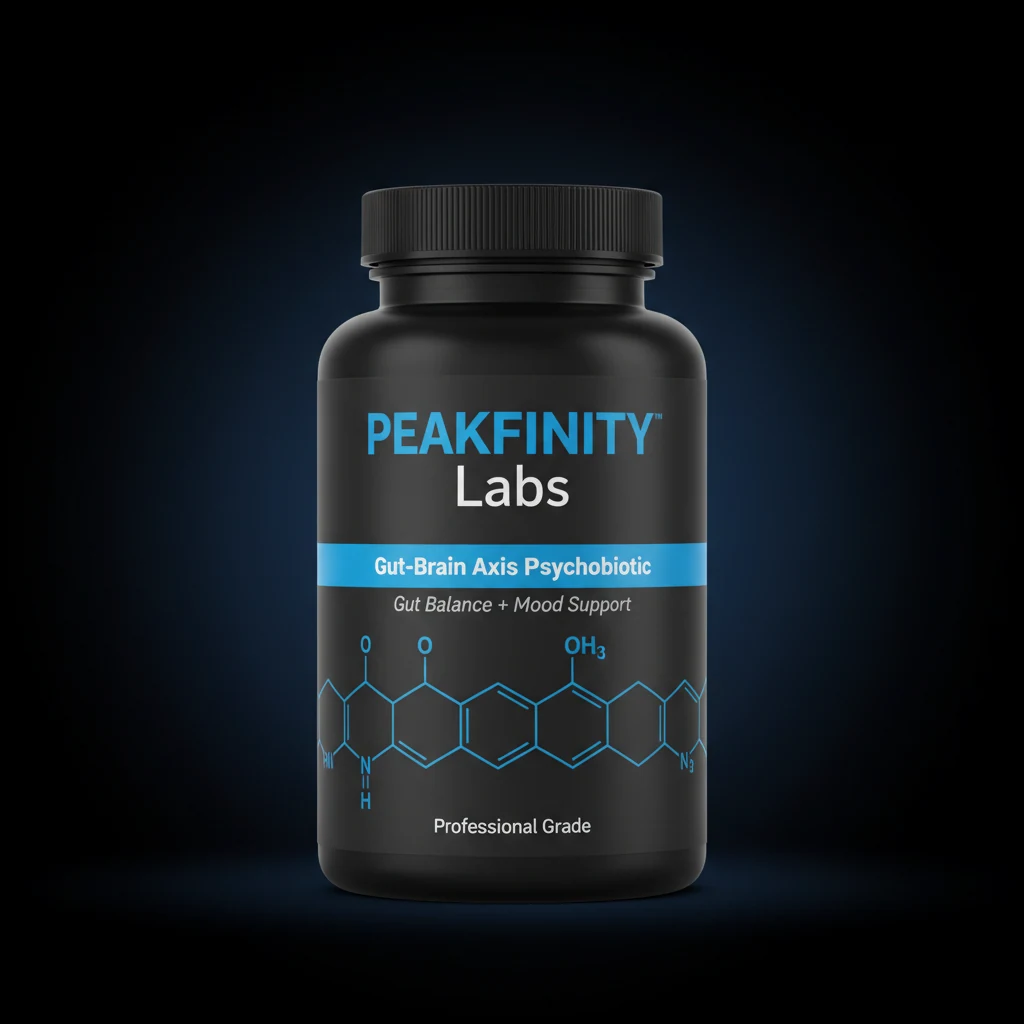 Gut-Brain Axis Psychobiotic Capsules with L. rhamnosus