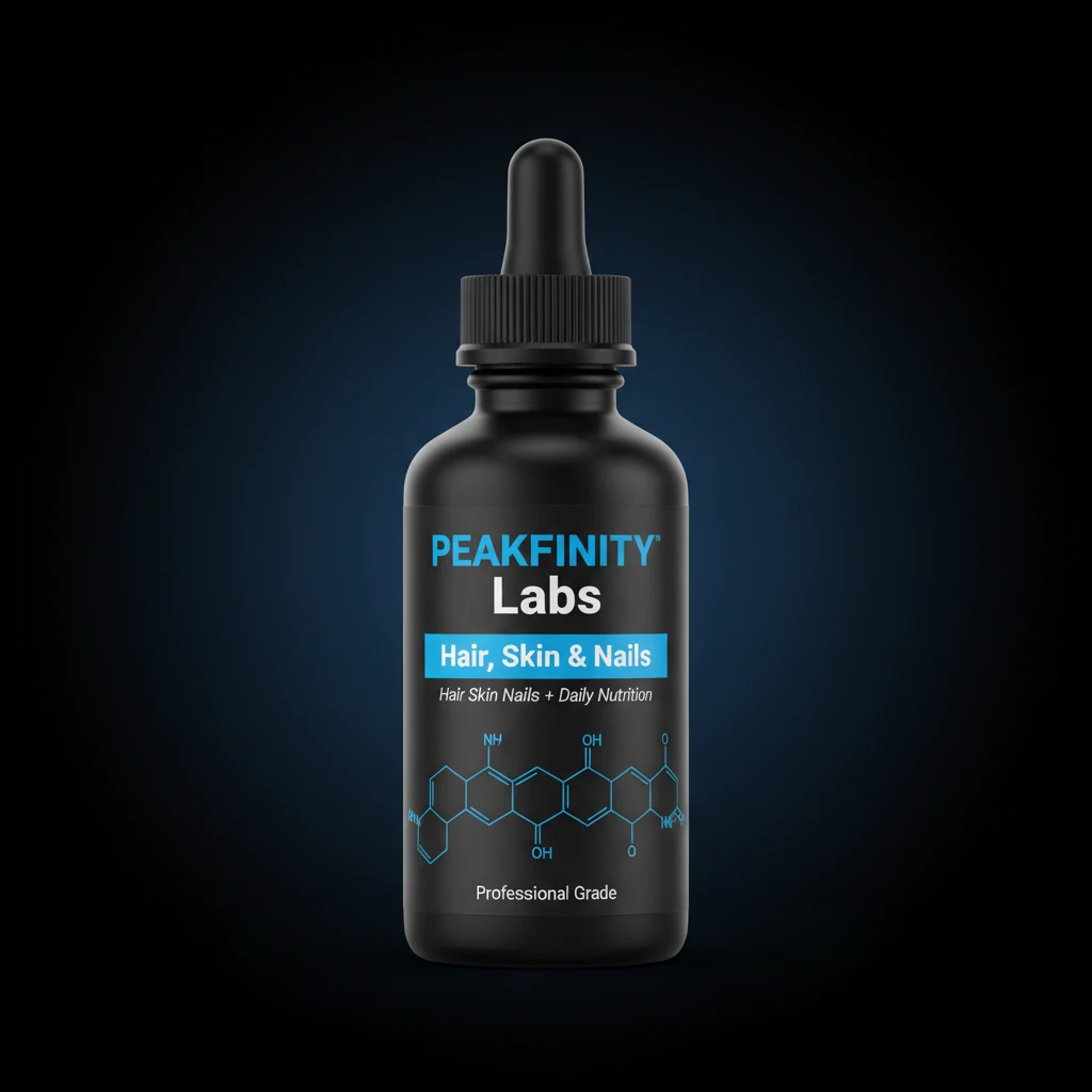 Hair, Skin & Nails Liquid Multivitamin - Peach