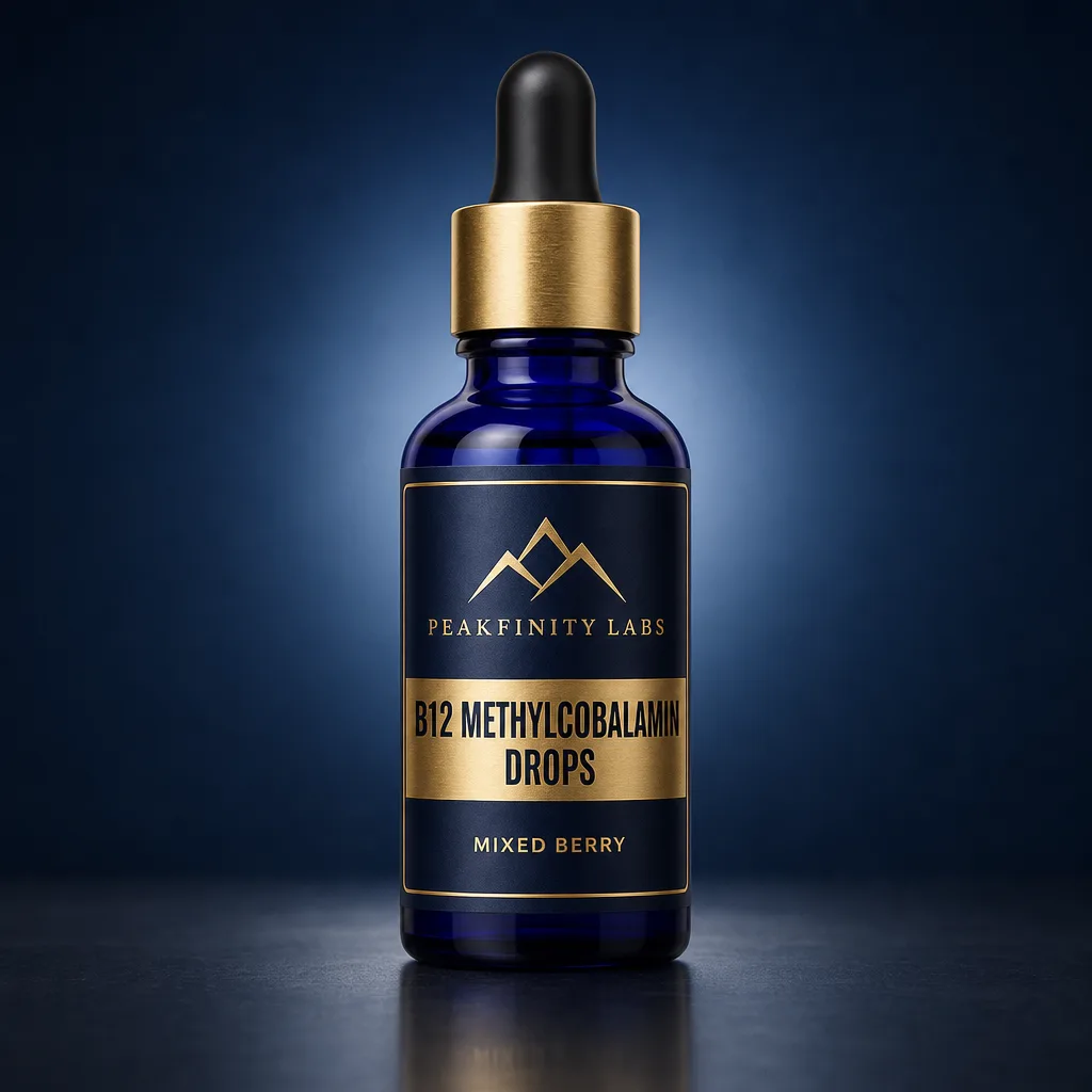 High-Potency Methylcobalamin B12 Liquid Drops - Mixed Berry