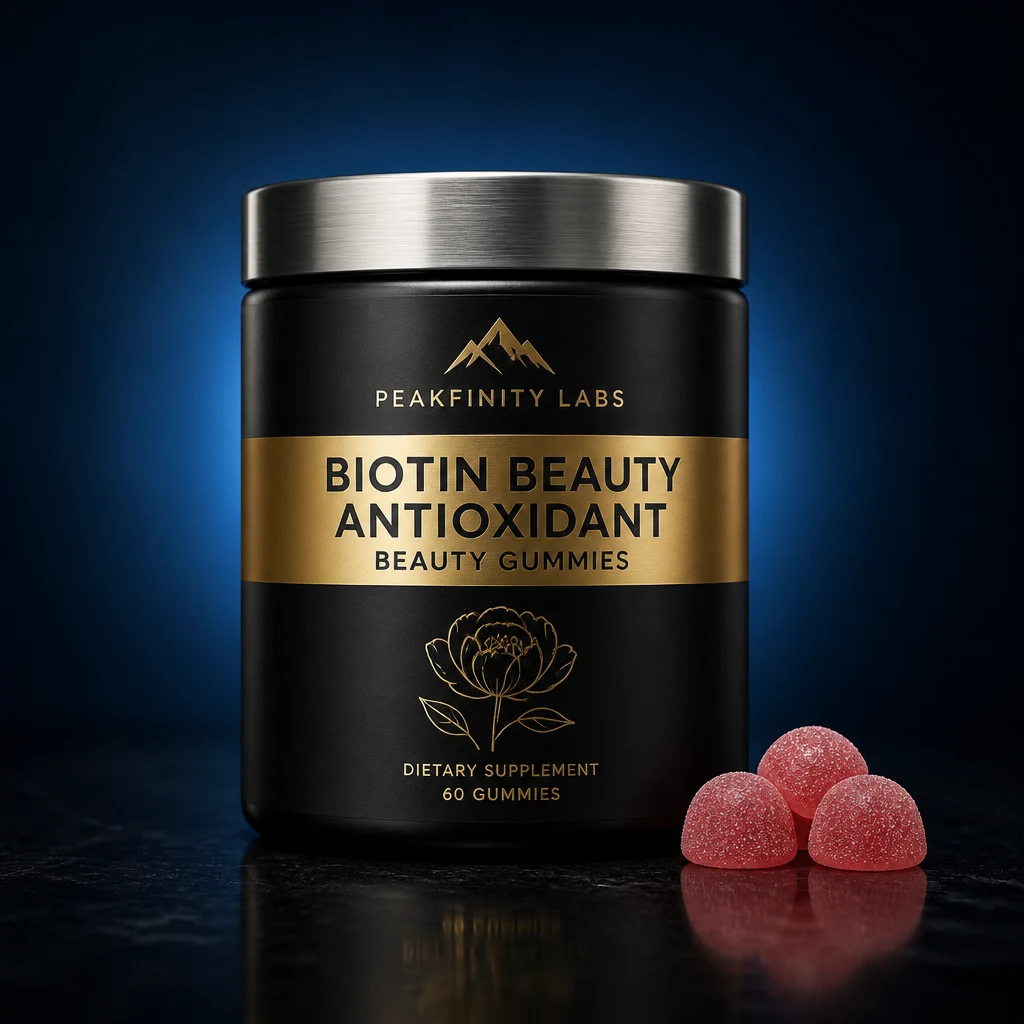 High-Potency Biotin & Antioxidant Beauty Gummies