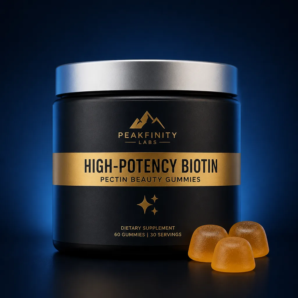 High-Potency Biotin Pectin Beauty Gummies