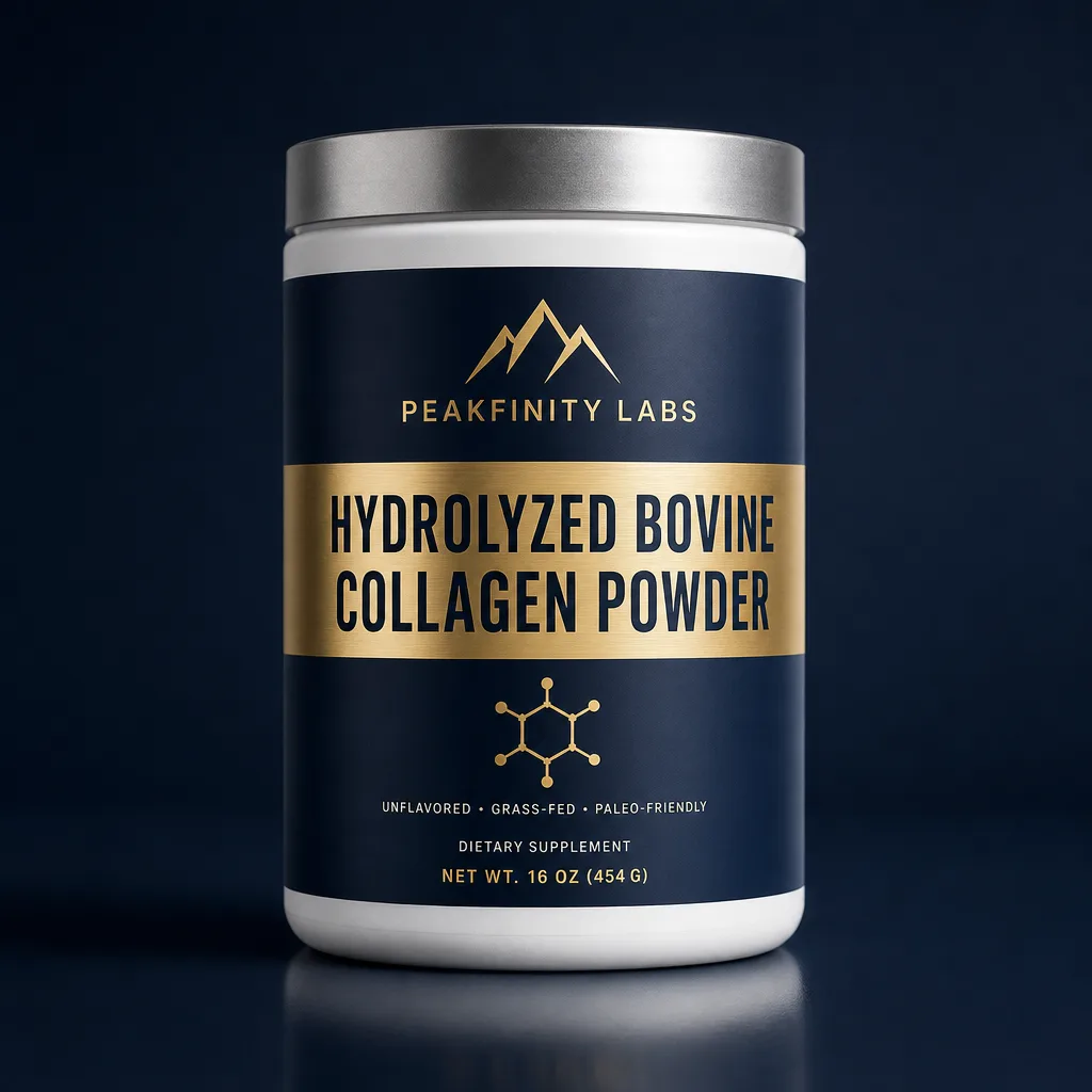 Grass-Fed Hydrolyzed Bovine Collagen Peptides (Types I & III)