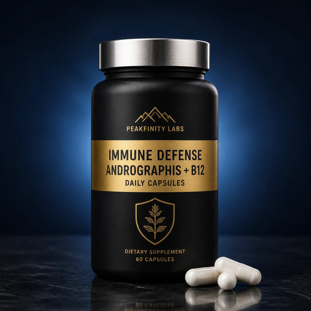Comprehensive Immune Defense Capsules with Andrographis & B12