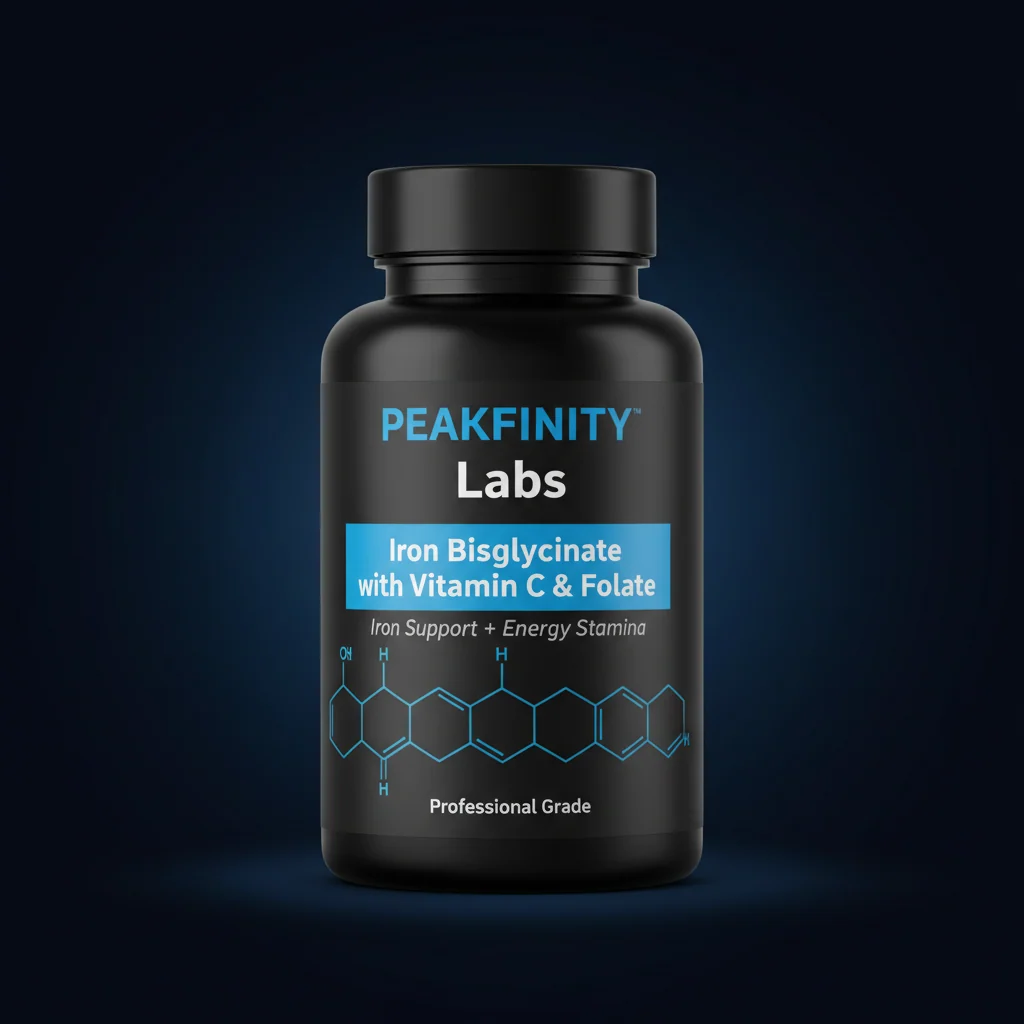 Iron Bisglycinate with Vitamin C & Folate Tablets