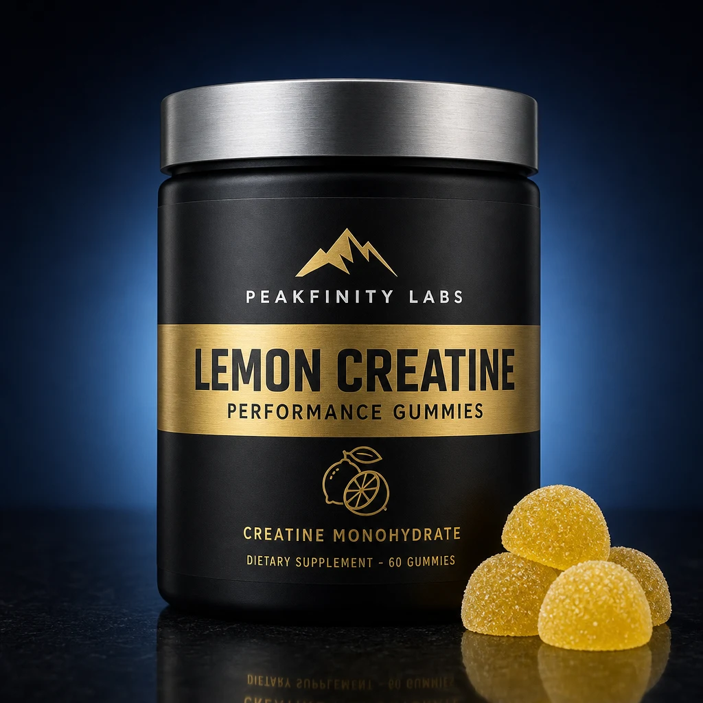 Performance-Grade Lemon Creatine Monohydrate Pectin Gummies