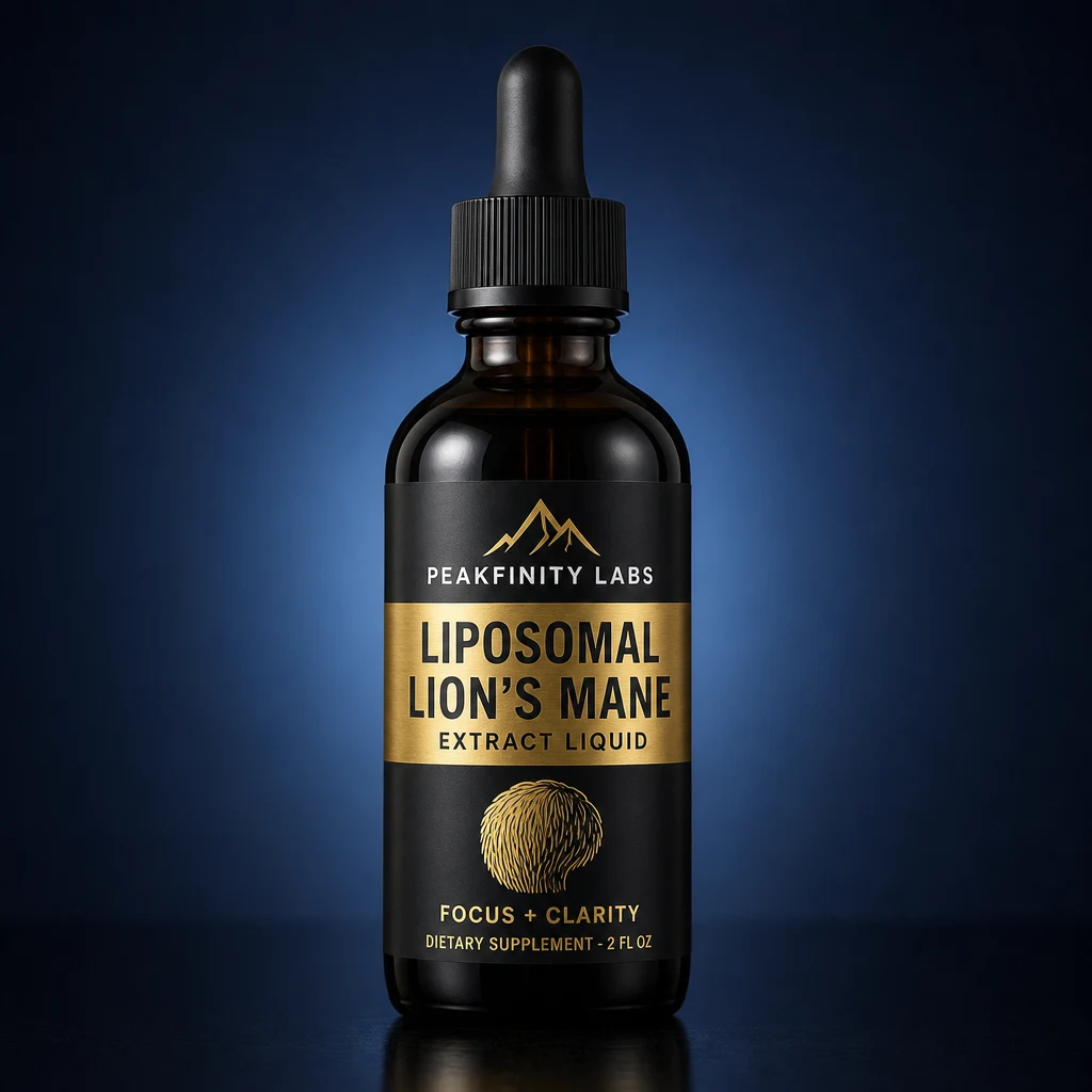High-Potency Liposomal Lion's Mane 10:1 Extract Liquid