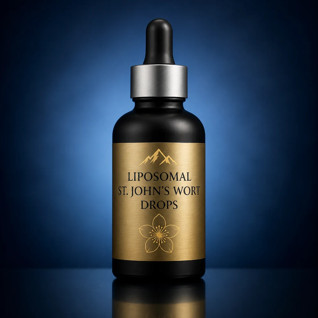 Liposomal St. John's Wort Liquid for Mood & Nervous System Support