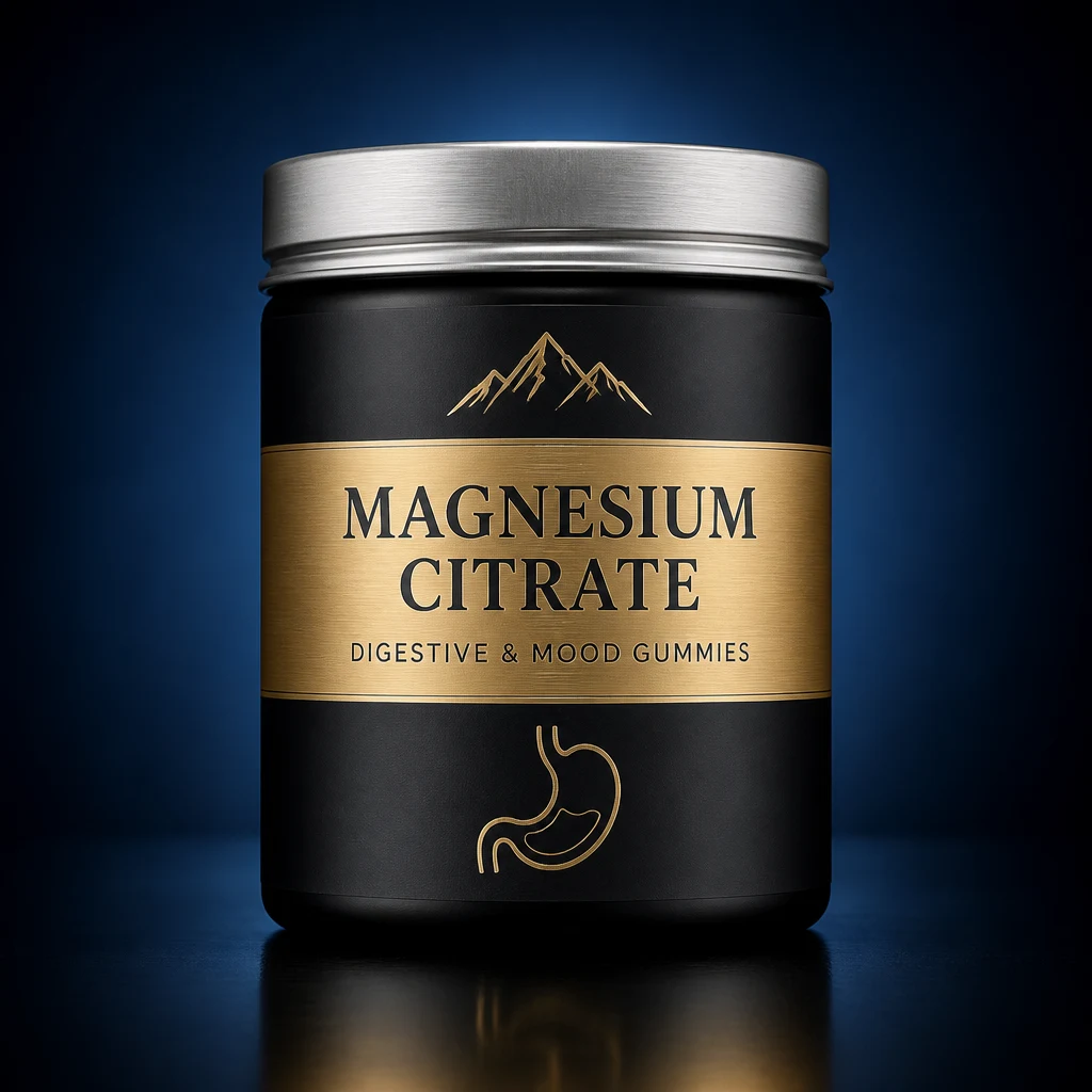 Magnesium Citrate Digestive Support Gummies Raspberry Flavor