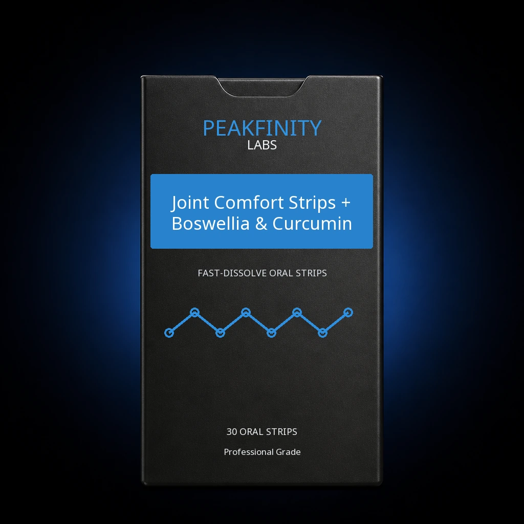 Melt-in-Mouth Joint Comfort Strips with Boswellia & Curcumin