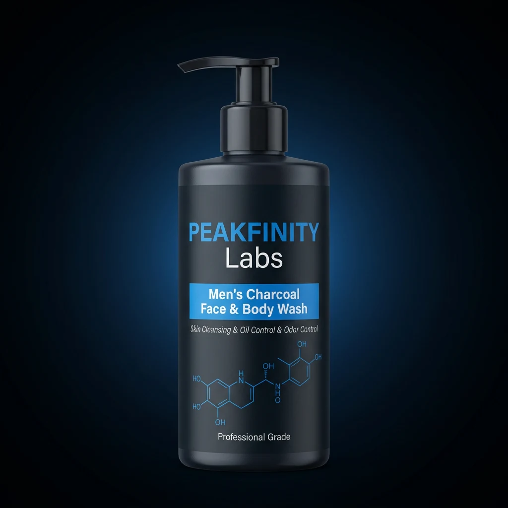 Men's Charcoal Face & Body Wash