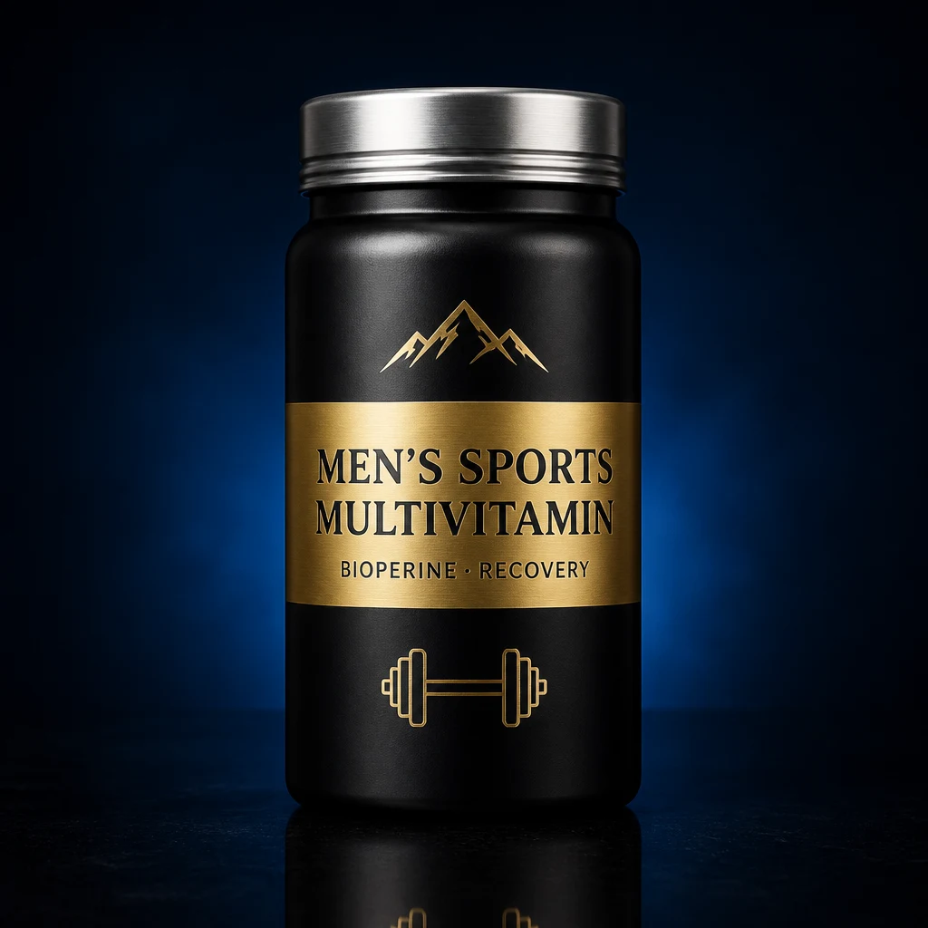 Professional Men's Sports Multivitamin with BioPerine for Recovery