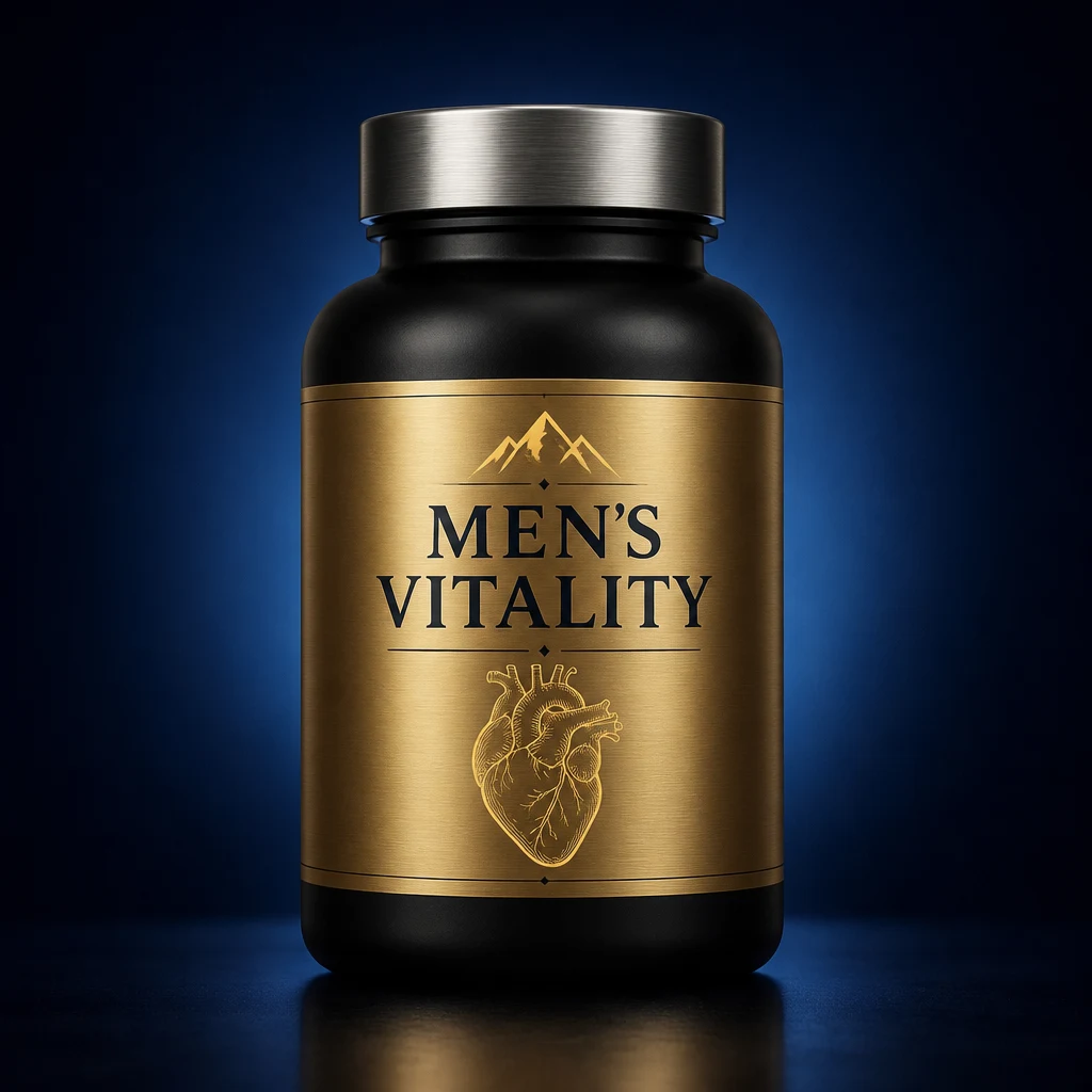 Men's Vitality and Blood Flow Support Tablets with L-Arginine
