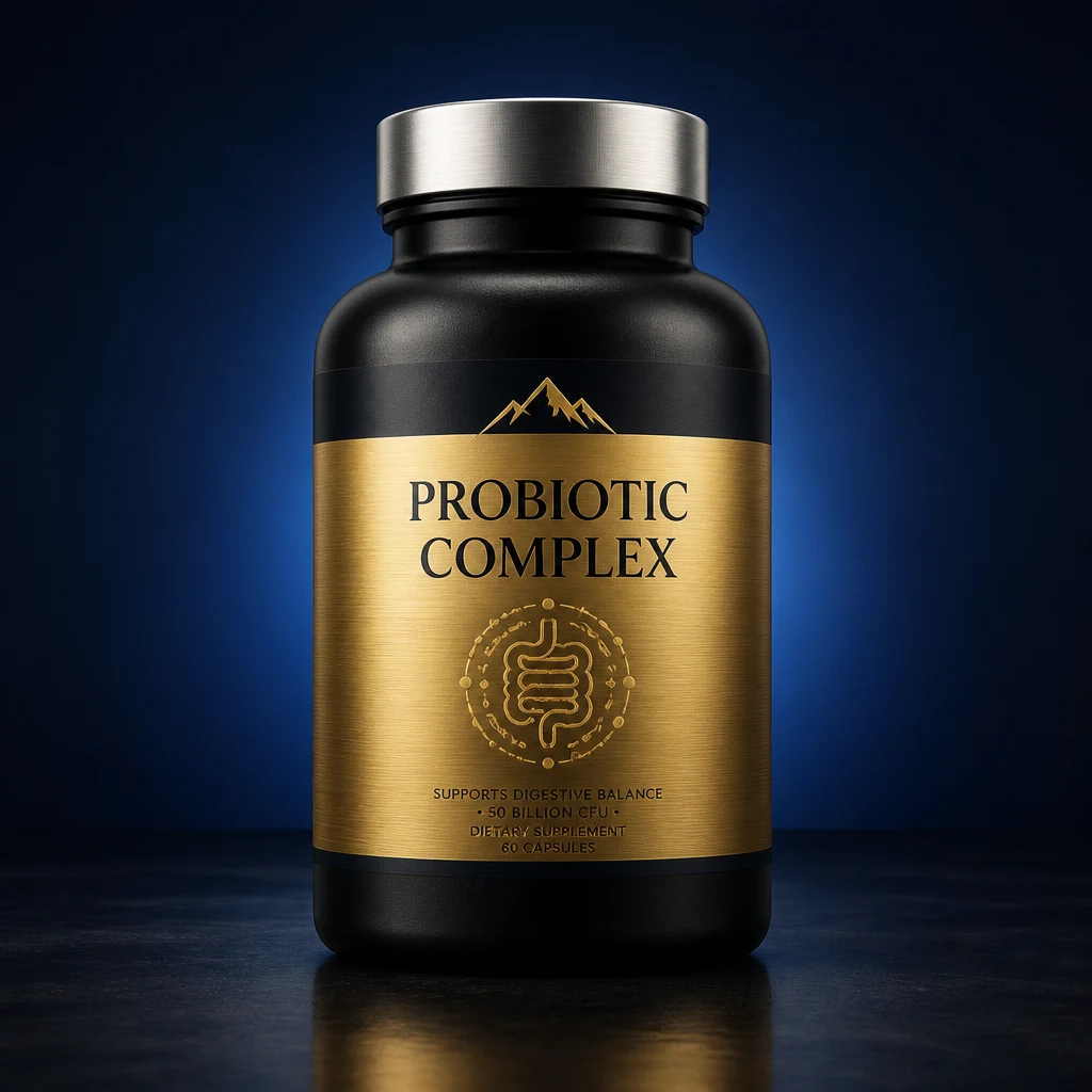 Multi-Strain Probiotic & Botanical Complex Capsules