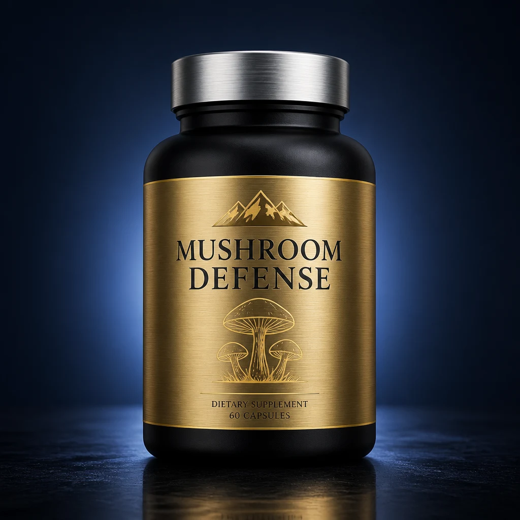 Mushroom Immune Defense Capsules with 4-Mushroom Blend & Zinc