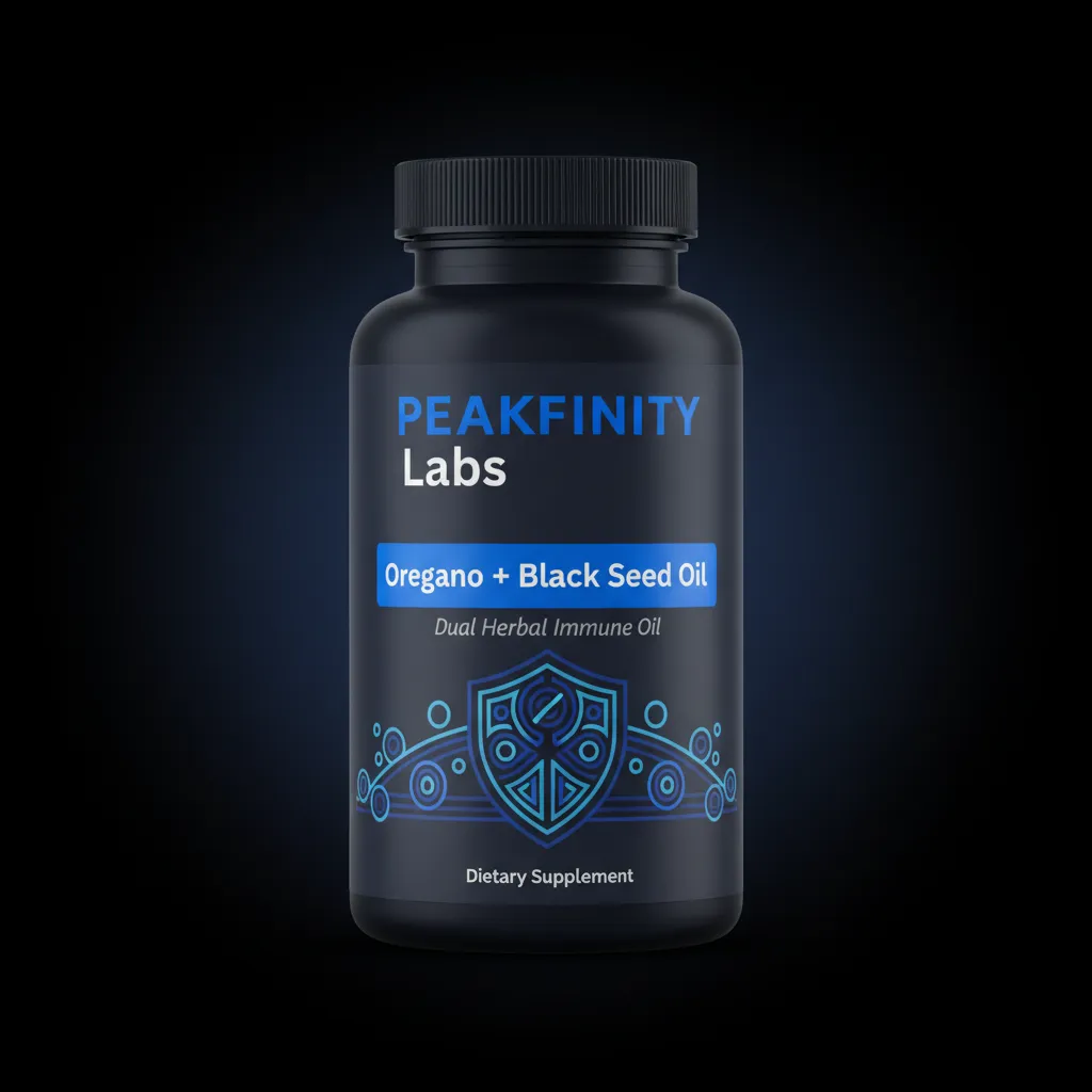 Oregano Oil with Black Seed Oil Softgels