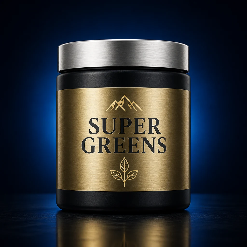 Organic Super Greens Gummies with Plant-Based B-Vitamins