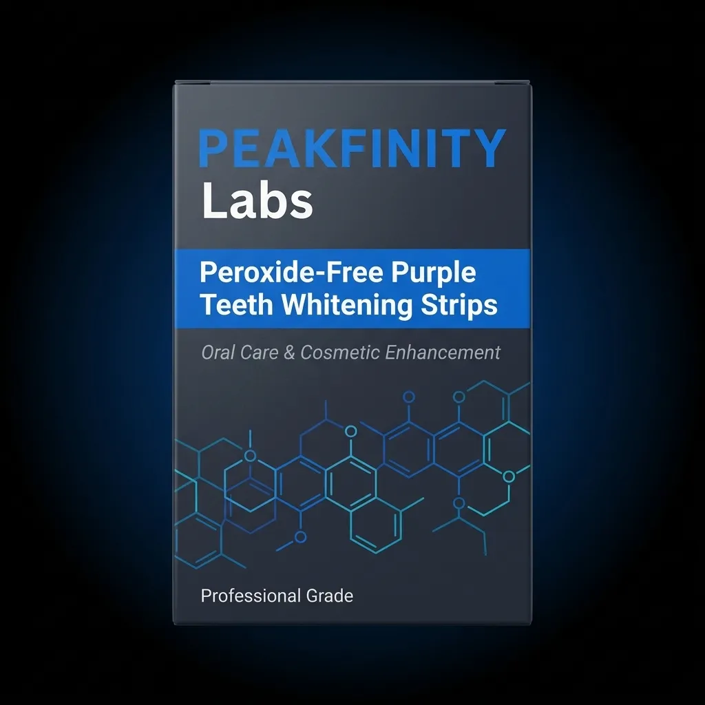 Peroxide-Free Purple Teeth Whitening Strips