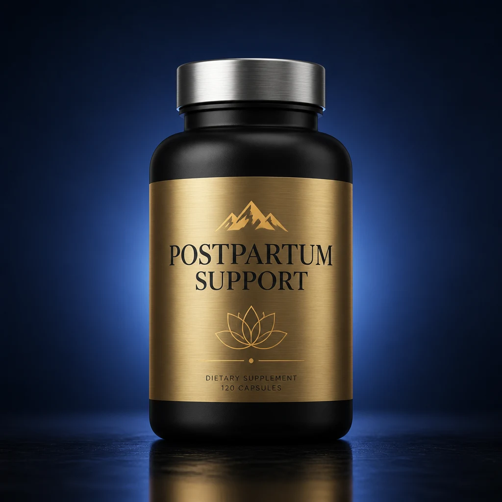 Postpartum Support Capsules with Adaptogenic Herbal Blend