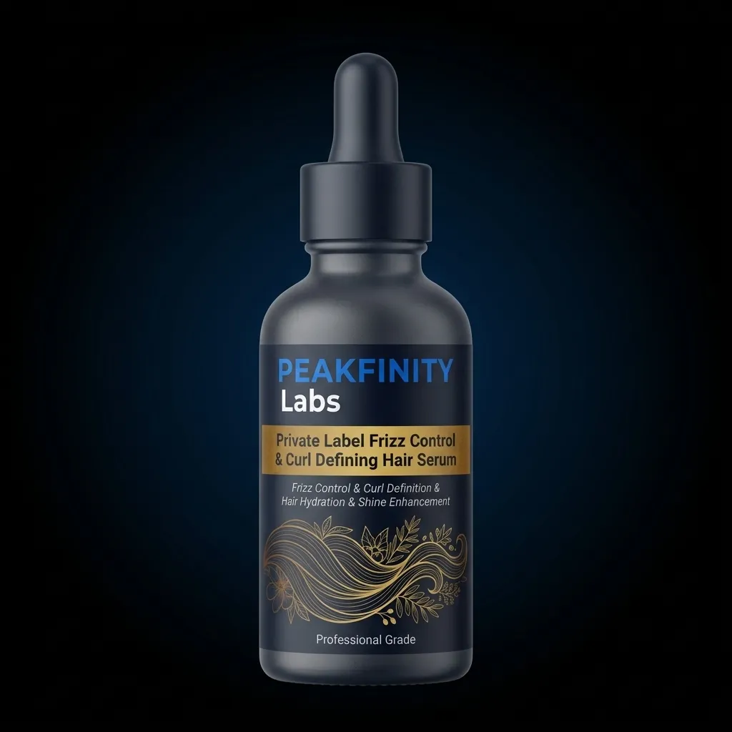 Private Label Frizz Control & Curl Defining Hair Serum