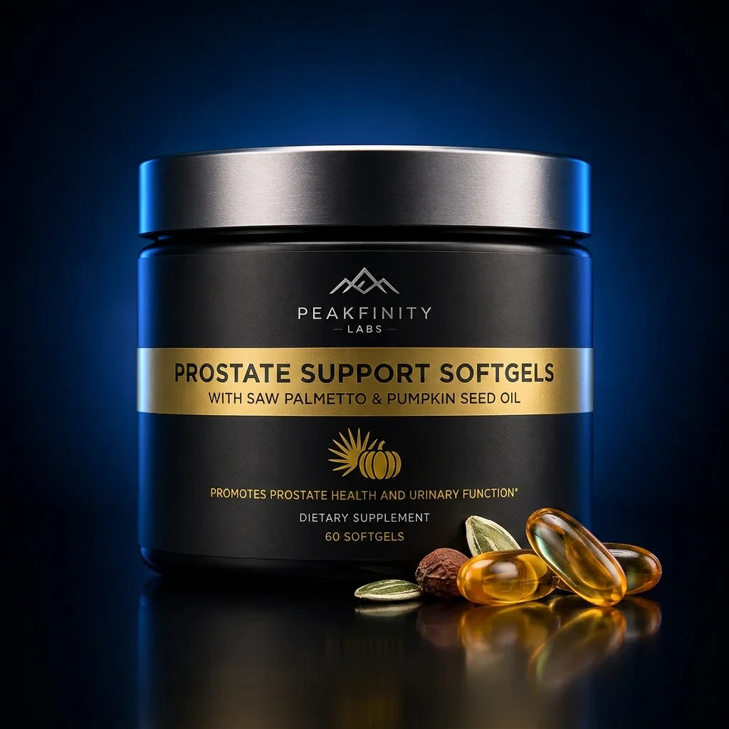 Prostate Support Softgels with Saw Palmetto & Pumpkin Seed Oil