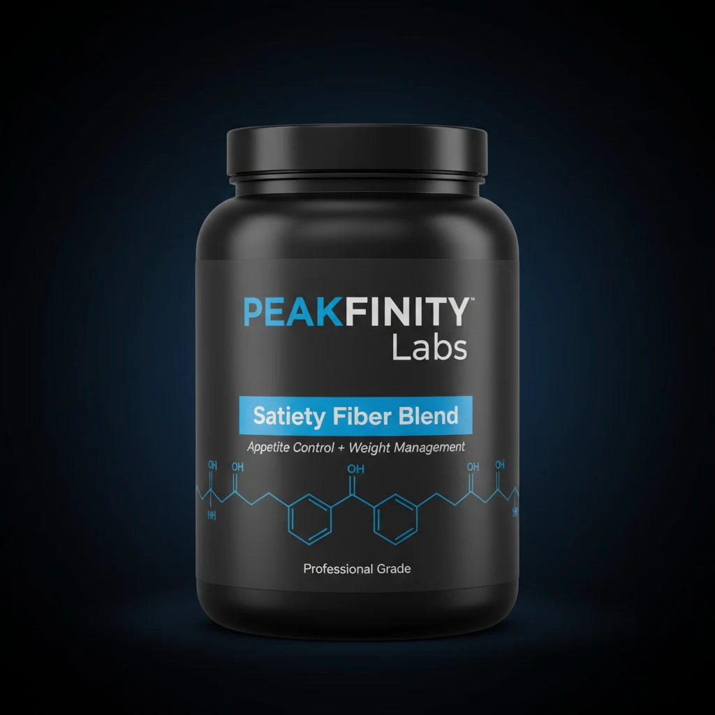 Satiety Fiber Blend Powder with Glucomannan & Psyllium