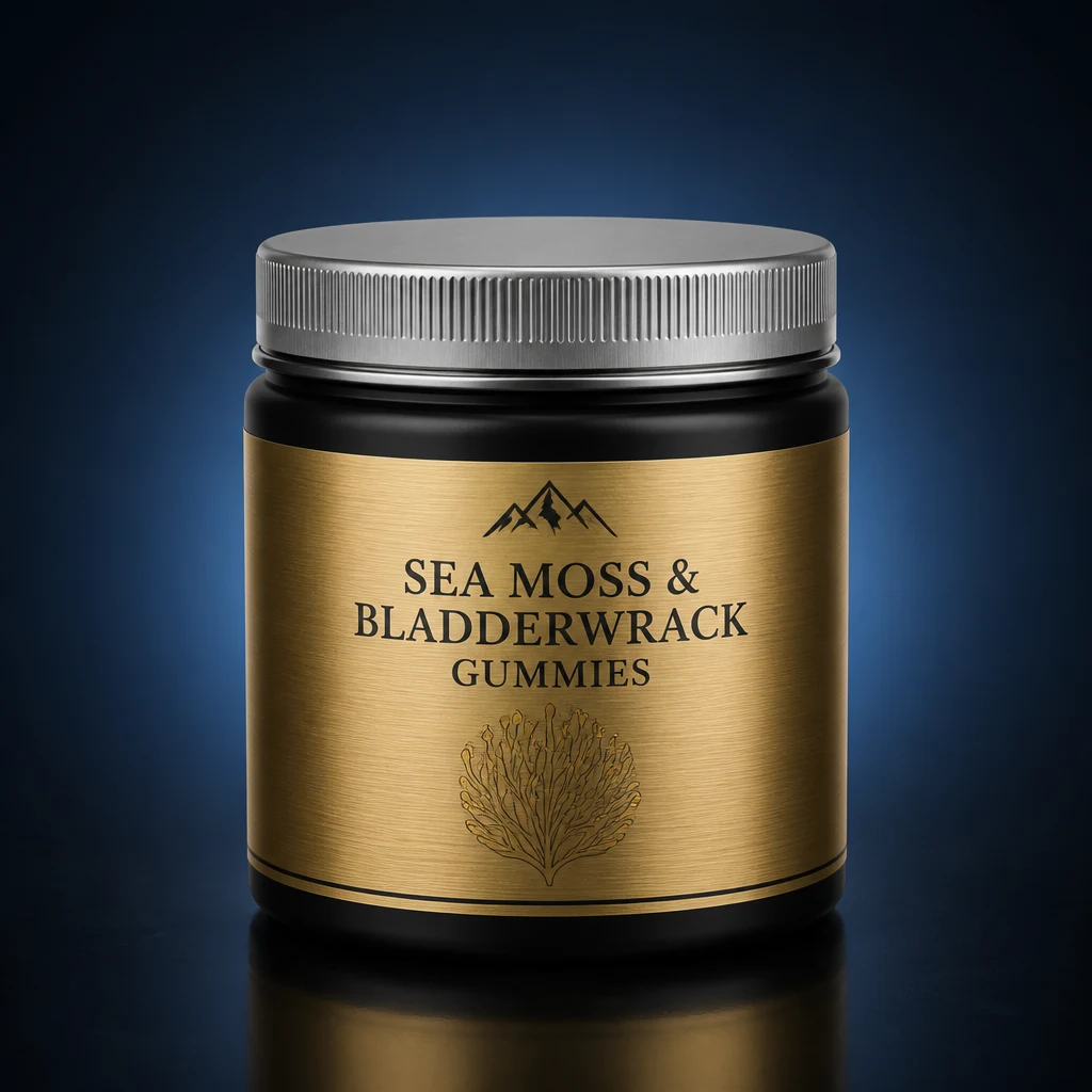 Marine Botanical Gummies with Sea Moss & Bladderwrack Complex