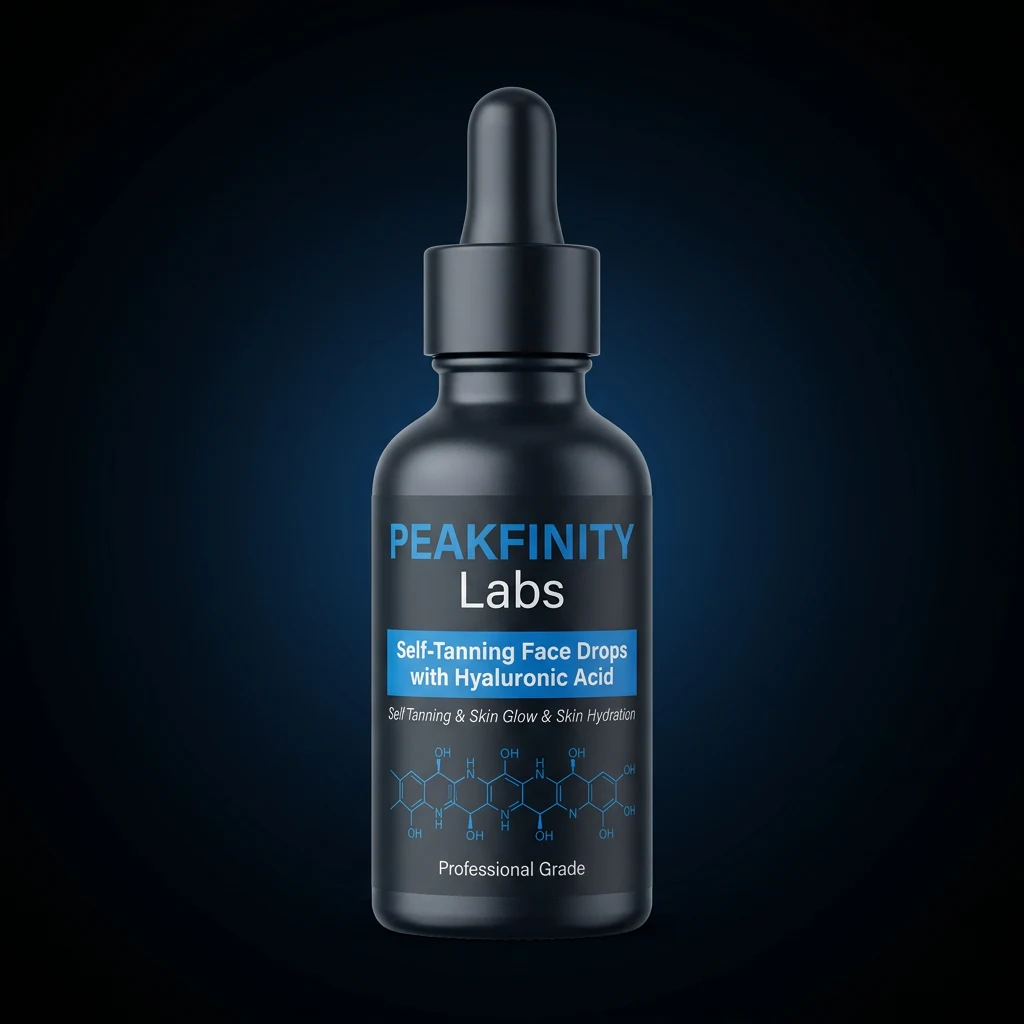 Self-Tanning Face Drops with Hyaluronic Acid