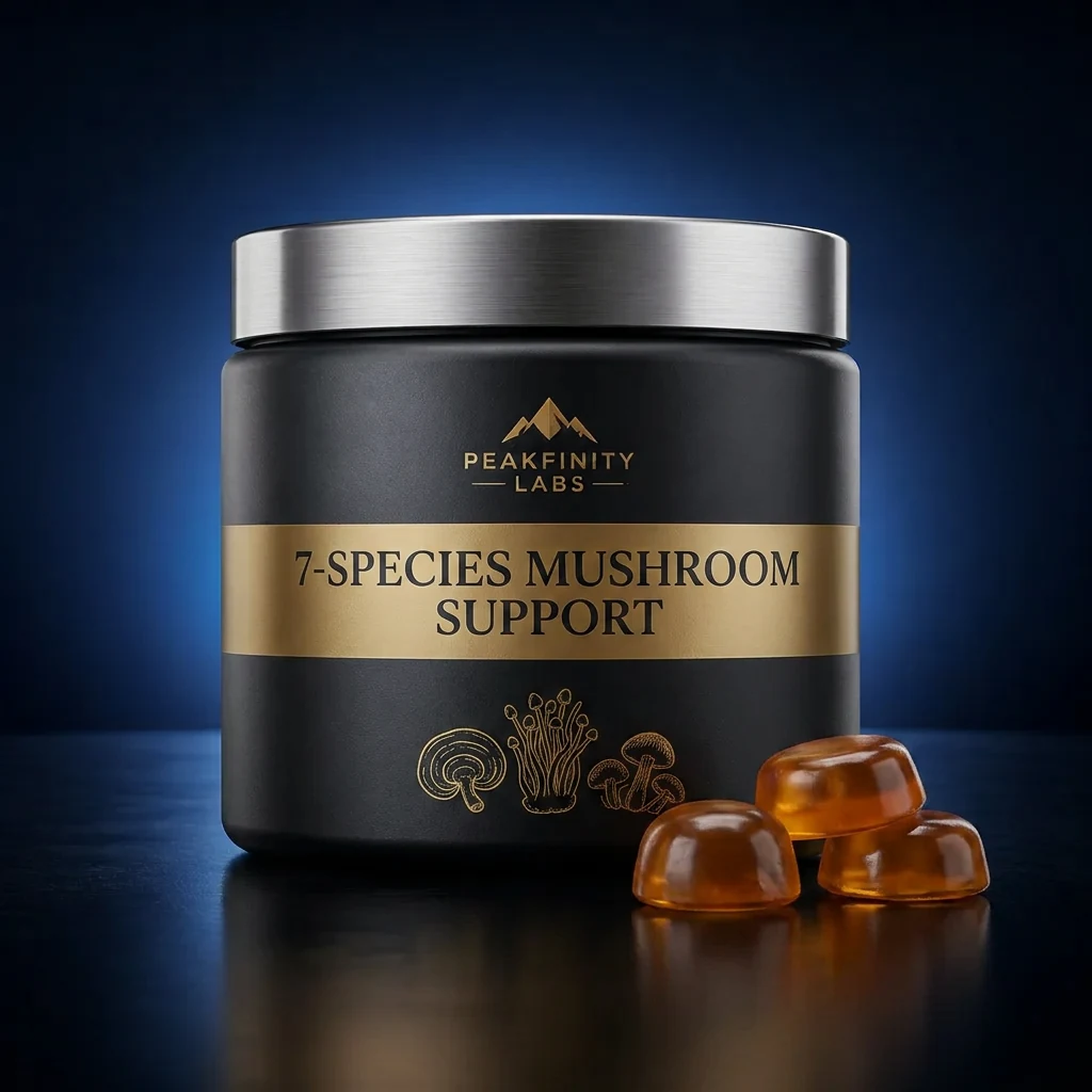 7-Species Functional Mushroom Support Gummies