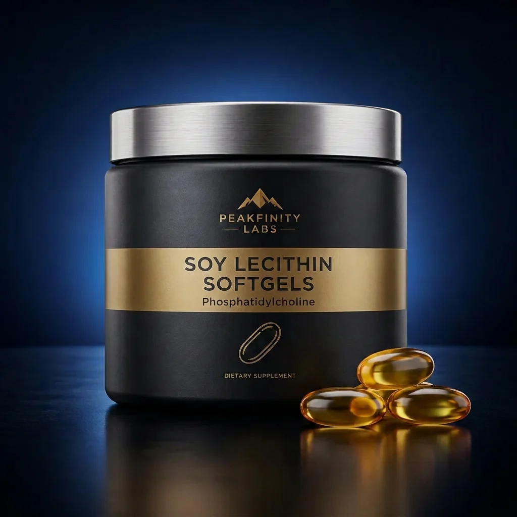 Soy Lecithin Softgels with 300mg Phosphatidylcholine